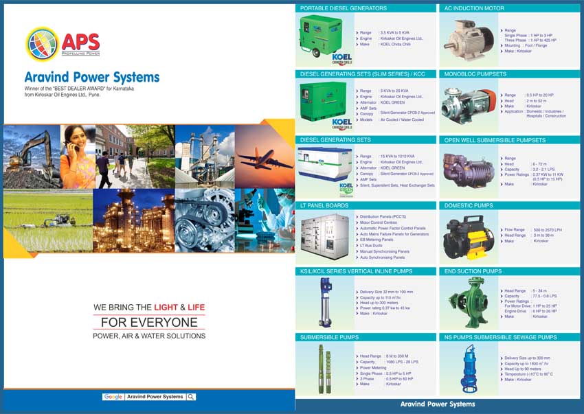 Aravind Power Systems Ballari Bellary