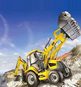 EARTHMOVING CRANE And ROAD ROLLER